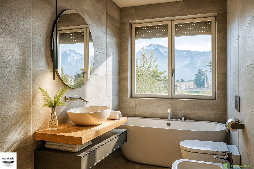Bagno moderno di un appartamento